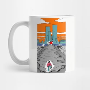 Cyberpunk Showdown: Kaneda vs Tetsuo Mug